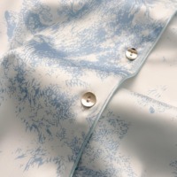 Ensemble de pyjama brodé régulier de base personnalisé 2 pièces pyjamas vierges de luxe pour femmes ensembles de vêtements de nuit pour femmes pyjamas en satin