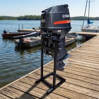 Nuevo Motor Fuera de Borda Yamaha de 2 Tiempos, 15hp, 20hp, 25hp, 60hp, Eje Largo, Portátil, de Gasolina, para Barcos de Pesca