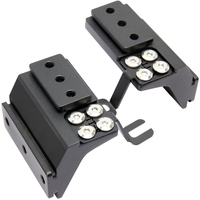 OPOOLIGHT 4X4 Offroad  Support de fixation rapide pour montant A, sans perçage, pour feux LED, compatible avec la nouvelle Tundra 2022-2025
