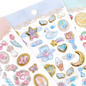 Diseños de estilos mixtos Logotipo DE LA EMPRESA Impresión de etiquetas personalizadas Logotipo de <span class=keywords><strong>gel</strong></span> transparente personalizado Pegatina 3D Adhesivo de cúpula de resina epoxi suave - Product Image 1