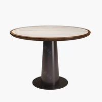 Ensemble de table de café et chaises modernes à dossier échelle, banquette en cuir sur piétement, pliable, UPHC pour restaurant, café, salon