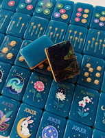 Photos de tournage en usine : Nouveau Mahjong de style américain, Voyage interstellaire, Lapin de jade oriental, Idéal pour offrir et collectionner