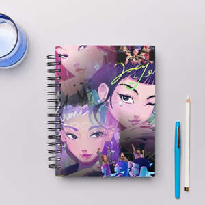 Vente flash : Carnet d'étude portable à spirales <span class=keywords><strong>de</strong></span> format A5 pour étudiants, avec personnage <span class=keywords><strong>de</strong></span> Kpop Demon Hunter, Rumi Mira, dessin animé - Product Image 4