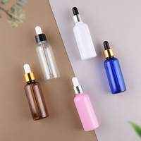Pipette compte-gouttes de haute qualité 18/410 24/400 24/410 huile essentielle cosmétique brillant argent or caoutchouc aluminium verre