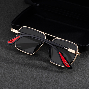 Occhiali da <span class=keywords><strong>Sole</strong></span> KAJILA con Logo Personalizzato, Doppio Ponte, Aste a Molla, Fotocromatici, Anti Luce Blu, UV400 per Uomo - Product Image 4