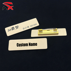 Vente en gros d'étiquettes de travail personnalisées en <span class=keywords><strong>aluminium</strong></span>, <span class=keywords><strong>plaque</strong></span> signalétique de bureau, <span class=keywords><strong>gravure</strong></span> au laser avec votre nom - Product Image 2