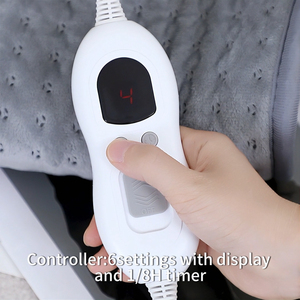 Customizable Flannel Heating Electric Foot Warmer Adjustable Thermostat <strong>Remote</strong> <strong>Control</strong> Overheat Protection for Winter - Product Image 3