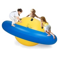 Fauteuil à bascule gonflable en PVC personnalisé pour la protection de l'environnement, design flottant épaissi et résistant à l'usure, capacité de 120 kg