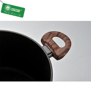 <span class=keywords><strong>Ollas</strong></span> de Cocina Antiadherentes de Aluminio con Asa de Madera de <span class=keywords><strong>Granito</strong></span>, Juego de Cacerolas - Product Image 5