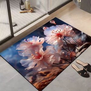 Đẹp Polypropylene Pha Lê Nhung Thảm 3D Thiết Kế Máy Làm Nhập Cửa Mat Dễ Dàng Rửa Vật Nuôi Thân Thiện Với Stain Kháng - Product Image 4