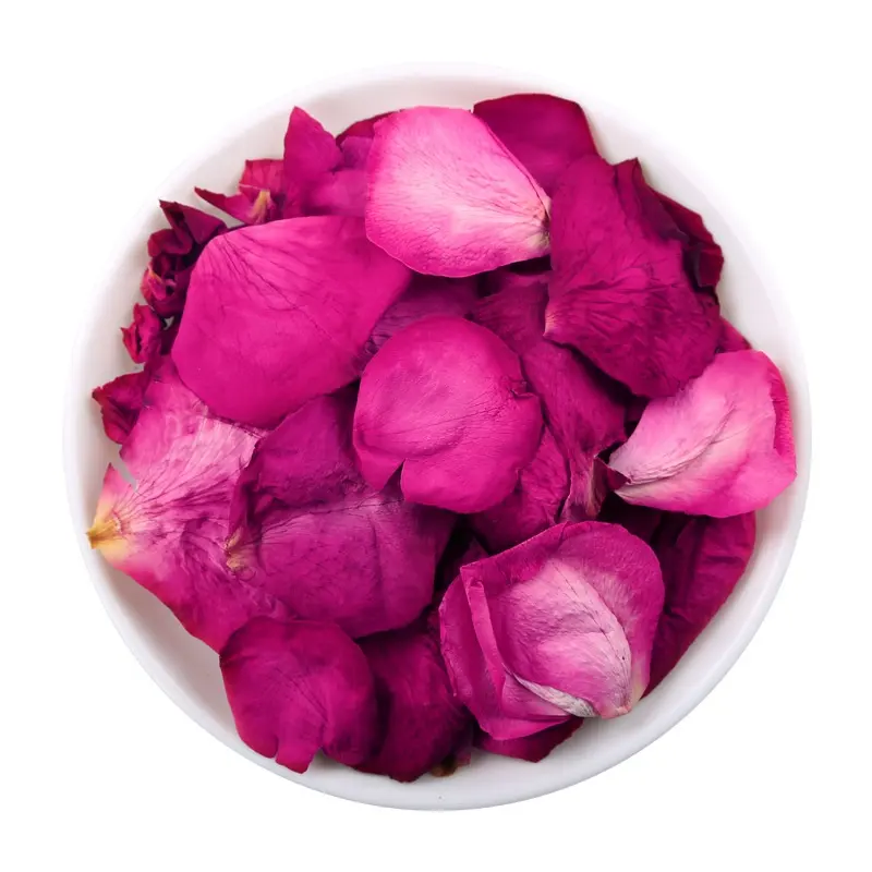 1 kg Complete piece petals Yunnan Red Rose Beauty Rose Bathing and Foot Soaking Spa Dried Flower Slices pink Dry rose petals