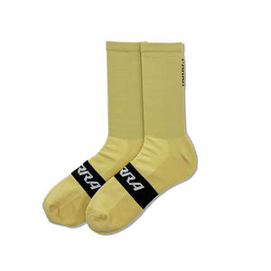 Men's Quick Dry Cycling <b>Socks</b> – Knitted Thin Moisture Absorption Breathable Crew Print for Road Bike & Running – Autumn - Product Image 1