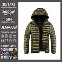 Veste tactique d'hiver pour homme en nylon, camouflage tie-dye, à capuche, épaisse et chaude, fabrication rapide en usine, OEM et ODM pris en charge