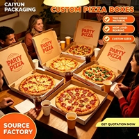 Boîte à pizza carrée en kraft ondulé de qualité alimentaire, biodégradable, pour pizzeria et restaurant