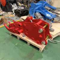 CE NM500 Pince à bois monocylindre résistante à l'usure pour mini-excavatrice de 1,2 à 8 tonnes, équipement hydraulique de défrichage forestier