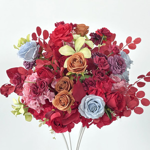 Boule de fleurs de 50 cm de style Monet, pour arrangements floraux de mariage, décoration florale pour événements religieux et autres occasions - Product Image 5
