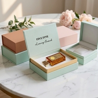 Boîte d'emballage de luxe personnalisée en matériaux recyclés pour crème contour des yeux, finition mate, estampage à chaud, gaufrage/bronzage du logo, fermeture magnétique