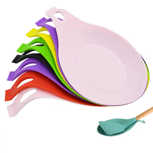 Support à cuillères multifonctionnel en silicone, résistant à la chaleur, antidérapant, pour ustensiles de cuisine - Product Image 2