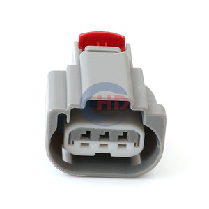 HD037G-1.5-21 3pin Nữ Xe H13 Đèn pha Halogen đèn LED ổ cắm nữ cắm bóng đèn cơ sở xe đèn pha ba pin ổ cắm - Product Image 5