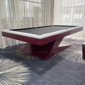 Mesa de Billar con Diseño en <span class=keywords><strong>Z</strong></span> Personalizable, de Venta Caliente, Grado Comercial, con Pizarra, Moderna, para Interiores, con Cajón - Product Image 1