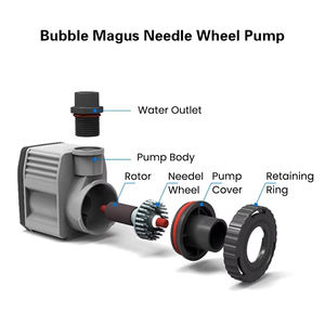 Bubble Magus Qq2 Ac 220-240V Interne Proteïne Skimmer Voor Zoutwater <span class=keywords><strong>Aquarium</strong></span> Tot 100l Plastic <span class=keywords><strong>Aquarium</strong></span> Naaldwiel Waaier - Product Image 5