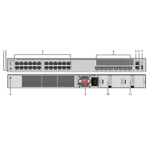 S5755-S24U8Y 98012712 24*10/100/1000 BASE-T Ports (<b>PoE</b>++),8*25GE SFP28 Ports 10g Sfp Network <b>Switch</b> - Product Image 1