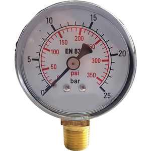 Capteur de pression manomètre latéral 50mm avec plage de 0 ÷ 25 bar - Product Image 1