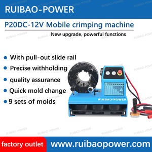 Ống crimper với 9 Bộ chết áp lực cao Đức ống thủy lực uốn tóc bồng ống thủy lực Điện Uốn Tóc bồng công cụ ruibao - Product Image 2