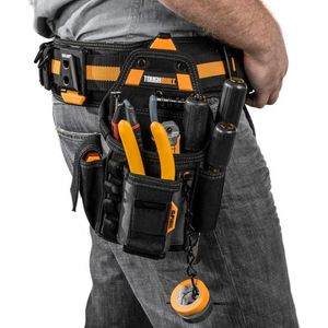 Ceinture porte-outils robuste BSCI pour charpentiers, électriciens et ébénistes avec support pour marteau et organisateur de ceinture à outils - Product Image 2