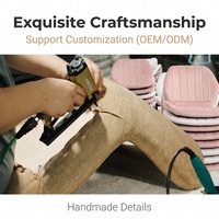 Chaise de salle à manger certifiée E0, dossier papillon, assise en tissu rembourré, pour importateurs et distributeurs de meubles résidentiels