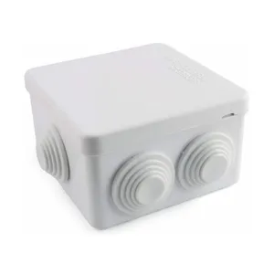 IP55 ABS Plastic Waterproof Dustproof Junction Box Universal Durable Electrical Project Enclosure(3.4"x3.4"x2")