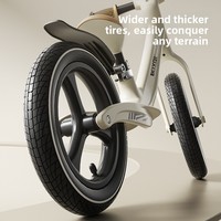 Trottinette d'équilibre sans pédales pour enfants de 0 à 3 ans, cadre en métal à deux roues