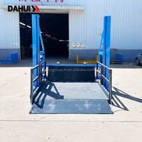 Plateforme de chargement mobile hydraulique pour conteneurs, rampe de déchargement et de stockage pour chariot élévateur