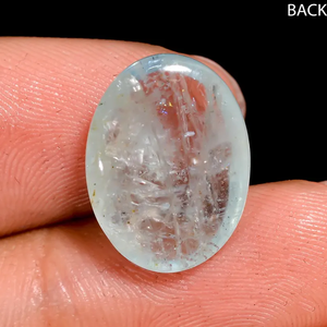 Cabochons ovales en vrac aigue-marine de qualité supérieure cristaux de guérison naturels polis pour la fabrication de bijoux prix de gros - Product Image 6