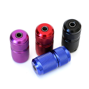 Empuñadura de Tatuaje Autoblocante de Aleación de Aluminio y Acero Inoxidable de <span class=keywords><strong>22</strong></span>/25 mm, Color Rosa Claro para Tiendas de Tatuajes - Product Image 5