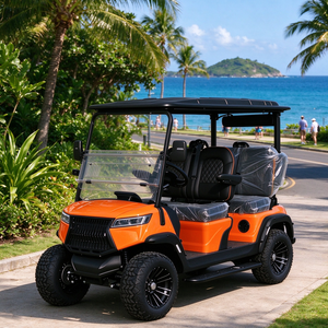 Carrito de Golf Eléctrico de 4 Plazas con Batería de Litio, Amplia Gama de Colores a Elegir, para Playa y Resort Costero - Product Image 1