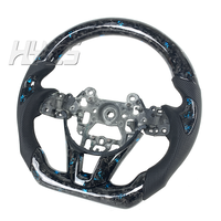 Aksesoris Interior Mobil Setir Mobil Serat Karbon Forged untuk Mazda 3 5 6 Axela