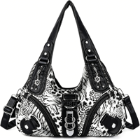 Sac hobo à imprimé animal pour femme, grand sac à bandoulière en cuir PU, vente en gros OEM pour marque de boutique