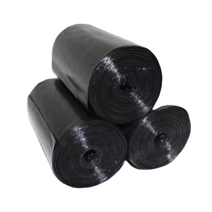 Outdoor Rubbish Bag on Rolls Polyethylene Refuse Sacks Biodegradable Big Black Industrial 8 13 33 40 50 65 95 Gallon Trash Bag - Product Image 1