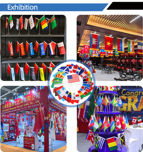 Banderines Personalizados de Países, Mini Banderas de Tela de Poliéster, Banderas de Diferentes Países, Bandera de Brasil - Product Image 4