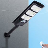 Lampu Jalan Tenaga Surya Terintegrasi ABS Tahan Air IP66 200W 300W 400W 500W untuk Penggunaan Luar Ruangan di Desa, Jalan, dan Tempat Parkir