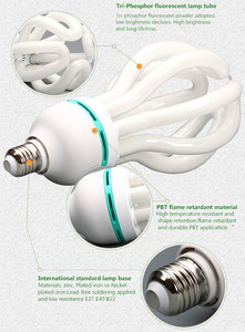 8000 giờ đời E27 <span class=keywords><strong>E40</strong></span> cơ sở 85W 105W tiết kiệm năng lượng đèn tiết kiệm năng lượng đèn sen đèn Huỳnh quang Compact 105W - Product Image 5