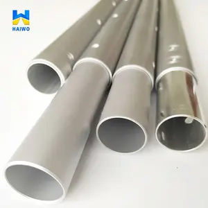 Haiwo 1050 1060 1070 1100 1000 serie aluminio anodizado redondo/tubo de aleación extruida/tubo proveedor en stock precio por kg
