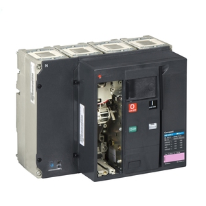 เบรกเกอร์วงจร MCCB รุ่น ComPact NS1600N, 50kA/415VAC, ชุดทริปไมโครลอจิก 2.0, 1600A, แบบติดตั้งถาวร, 4 โพล 4d 33484 C160N420FM - Product Image 4