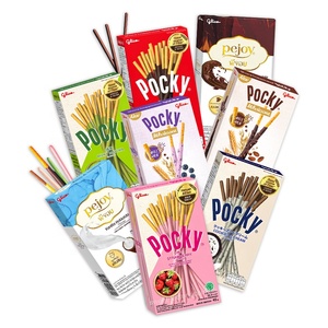 Entrega Mundial, 39g, Barritas y Palitos de Galleta Pocky Rellenos de Crema de Chocolate Dulce Sin Azúcar Importados de Tailandia en Bolsa - Product Image 1
