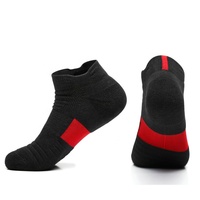 Vente en gros de chaussettes athlétiques épaisses à séchage rapide patchwork pour hommes sport course à pied basket-ball chaussettes éponge complètes