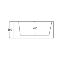 Salle de bain 1400mm Baignoire Petite Jupe Autoportante à 2 Faces Baignoire en Acrylique Baignoire d'Angle Pierre Artificielle Caisse en Bois Blanc Moderne