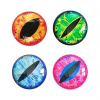 Yeux de poisson 3D en époxy taille personnalisée Yeux de dragon Raptile pour la pêche à la mouche Fabrication de leurres