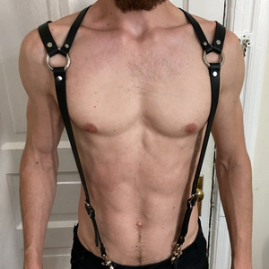 Correas de cuero Pu nueva moda al por mayor de ocio para hombres correa de hombro diseño ajustable ropa interior Sexy tirantes abrazadera - Product Image 5