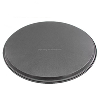 Meilleure Vente Plaque à Pizza Plate en Acier Carbone 11'' 13'' avec Revêtement Antiadhésif Moules à Gâteau Jetables pour la Cuisson à Domicile et au Four